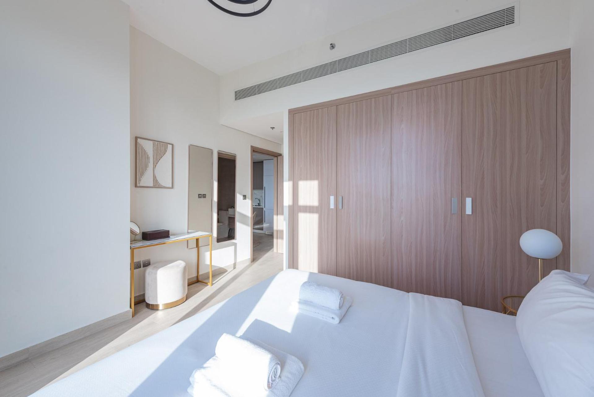 Cozy & Convenient 1Br Haven In Al Jaddaf Apartment Dubai Bagian luar foto