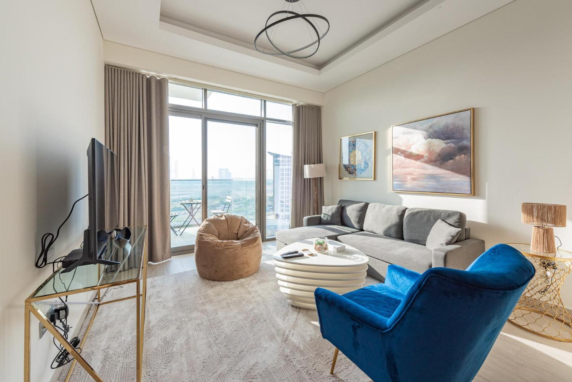 Cozy & Convenient 1Br Haven In Al Jaddaf Apartment Dubai Bagian luar foto
