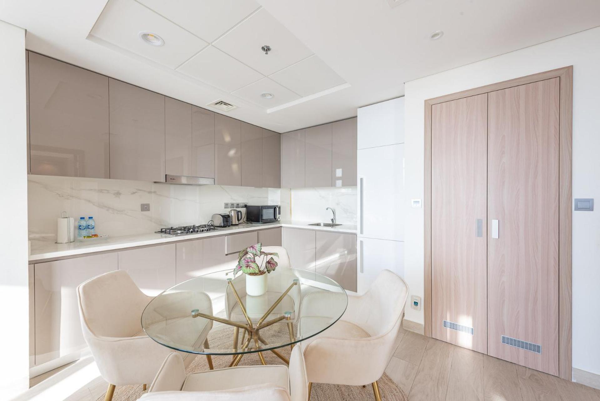 Cozy & Convenient 1Br Haven In Al Jaddaf Apartment Dubai Bagian luar foto